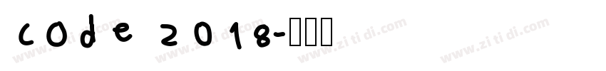 code 2018字体转换